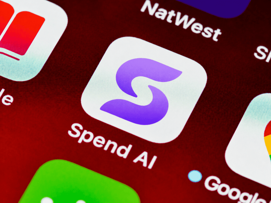 The Spend AI app home screen